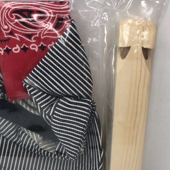 VTG Trophy Music Co. Train Whistle Cap Bandana Conductor SET Dress Up Costume - Picture 11 of 12